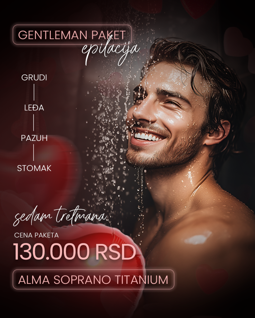 Laserska epilacija za muskarce